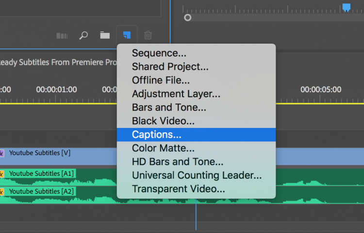 Export YouTube-Ready Subtitles Directly from Premiere Pro — Create File