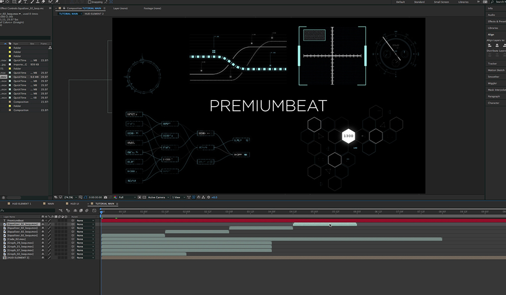 Create and Composite Sci-Fi UI Graphics in After Effects — UI
