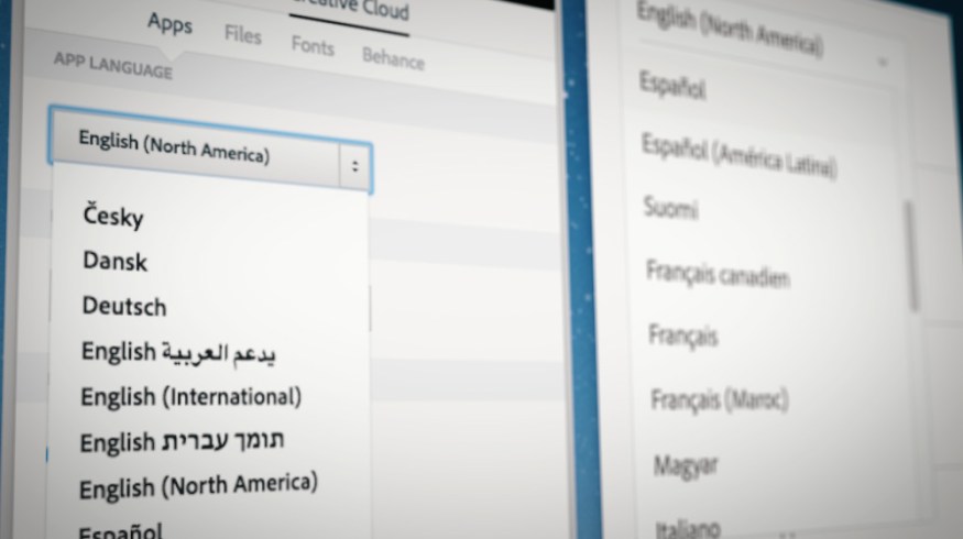 Change the Language of Adobe Creative Cloud Apps