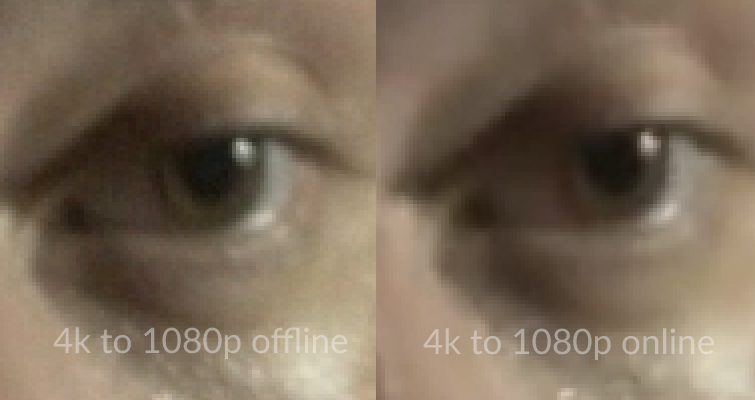 Is Downscaling 4K to 1080p Worth It After Online Compression? — Hue Change