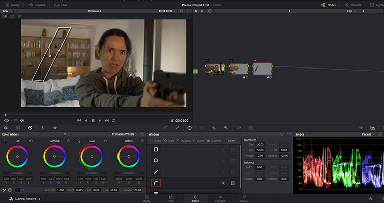 How to Replicate Cast Shadows In DaVinci Resolve — Node 2