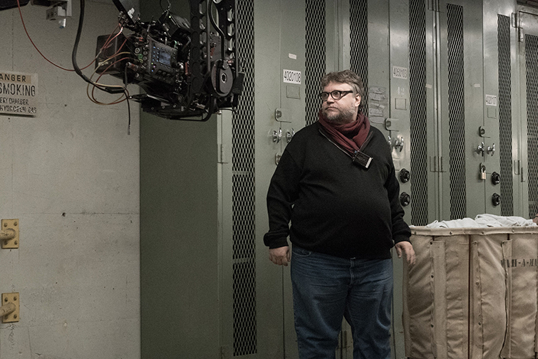 The Cameras and Lenses Behind 2018 Oscar-Nominated Films - Shape of Water Del Toro set