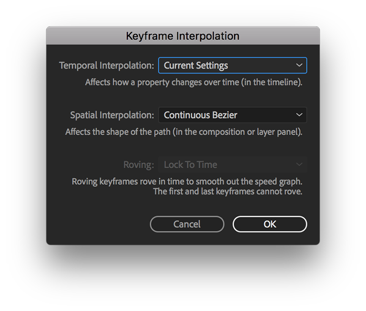 Understanding Keyframe Interpolation in Adobe After Effects — Keyframe Interpolation