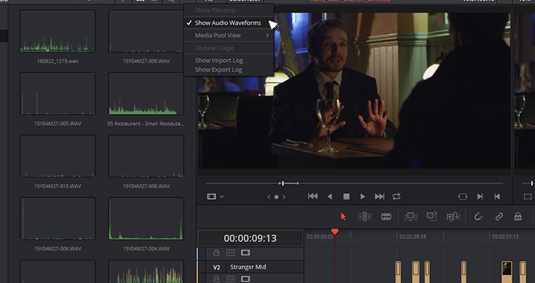 The New Features of DaVinci Resolve 15's Edit Page — Audio Waveforms