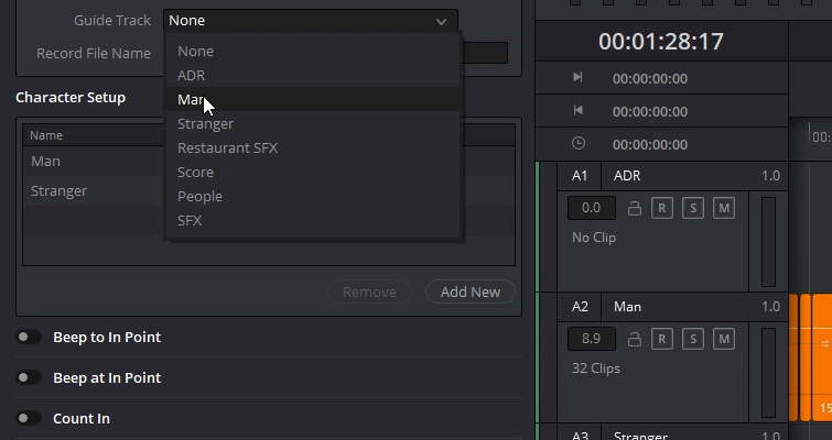 Video Tutorial: How to Configure The ADR Panel in Resolve 15 — Configure Tools
