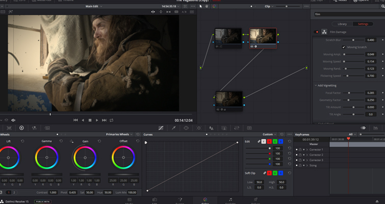 Resolve's Lens Reflections and Film Damage FX Analyzed — Increase Blur