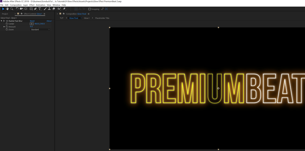 Make Your Titles And Graphics Pop with This Advanced Glow Effect — Sawtooth Glow
