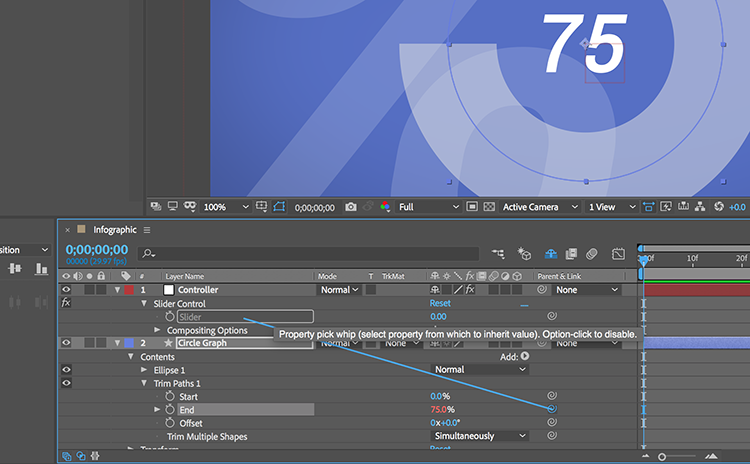 Video Tutorial: Create a Responsive Infographic in After Effects — Link Elements