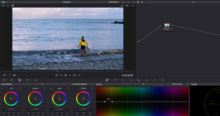 Color Grading: Working with Hue vs. Curves in DaVinci Resolve — Hue vs. Lum