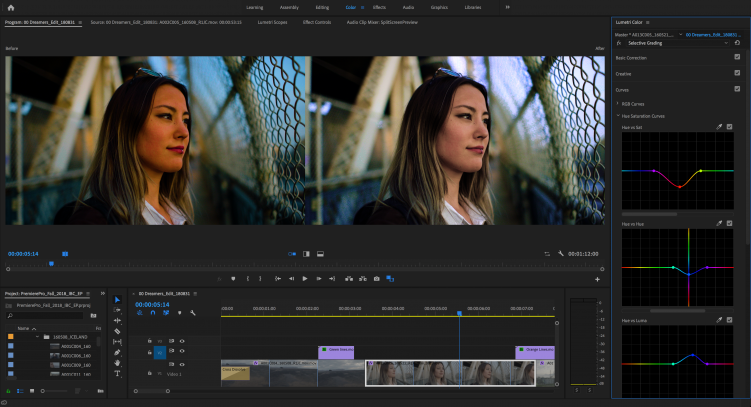 Video Tutorial: An Inside Look at Adobe Premiere Pro 2019 — Selective Color Grading
