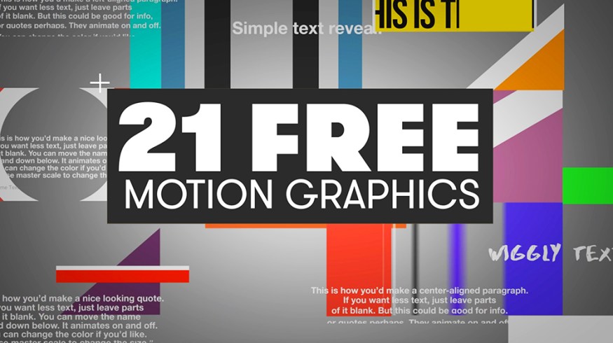 21 Free Motion Graphics Templates for Adobe Premiere Pro