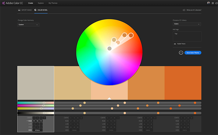 Video Tutorial: How to Create a Color Theme for Adobe Creative Cloud — Adobe Color Website