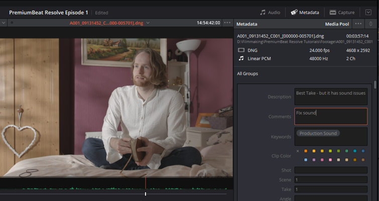 DaVinci Resolve 15 Video Crash Course — The Media Page — Fix Sound DaVinci Resolve 15 Video Crash Course — The Media Page — Fix Sound