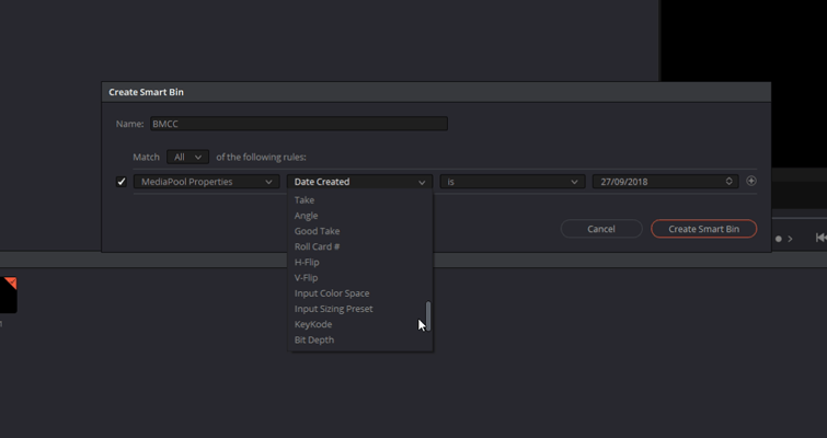 DaVinci Resolve 15 Video Crash Course — The Media Page — Smart Bin DaVinci Resolve 15 Video Crash Course — The Media Page — Smart Bin