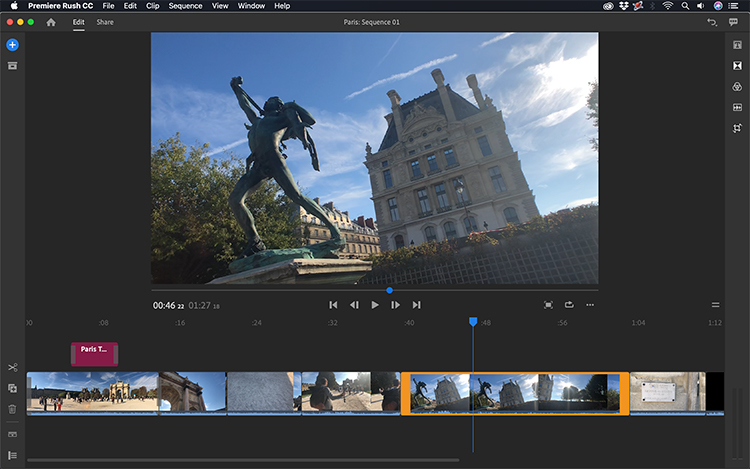 Take a Video Tour of Adobe's New Premiere Rush CC — Editing in Rush