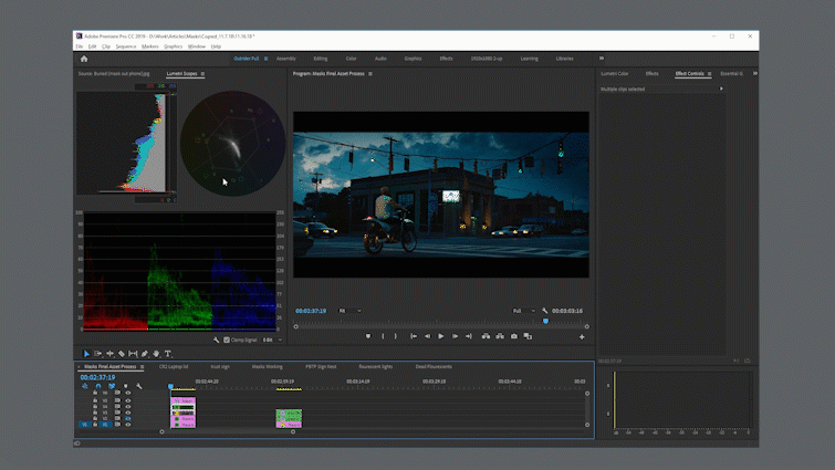 Improve Your Masks with Hue, Saturation, and Luminance Qualifiers — Duplicate and Adjust Color Matte Improve Your Masks with Hue, Saturation, and Luminance Qualifiers — Duplicate and Adjust Color Matte