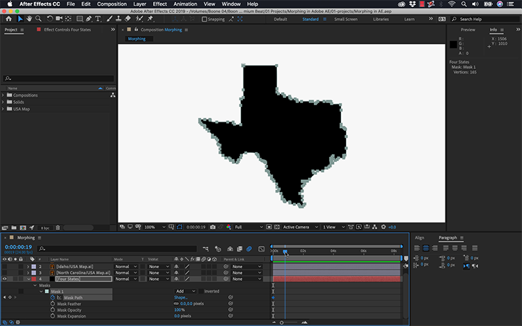 Video Tutorial: How to Morph Graphics Using Adobe After Effects — Mask Paths