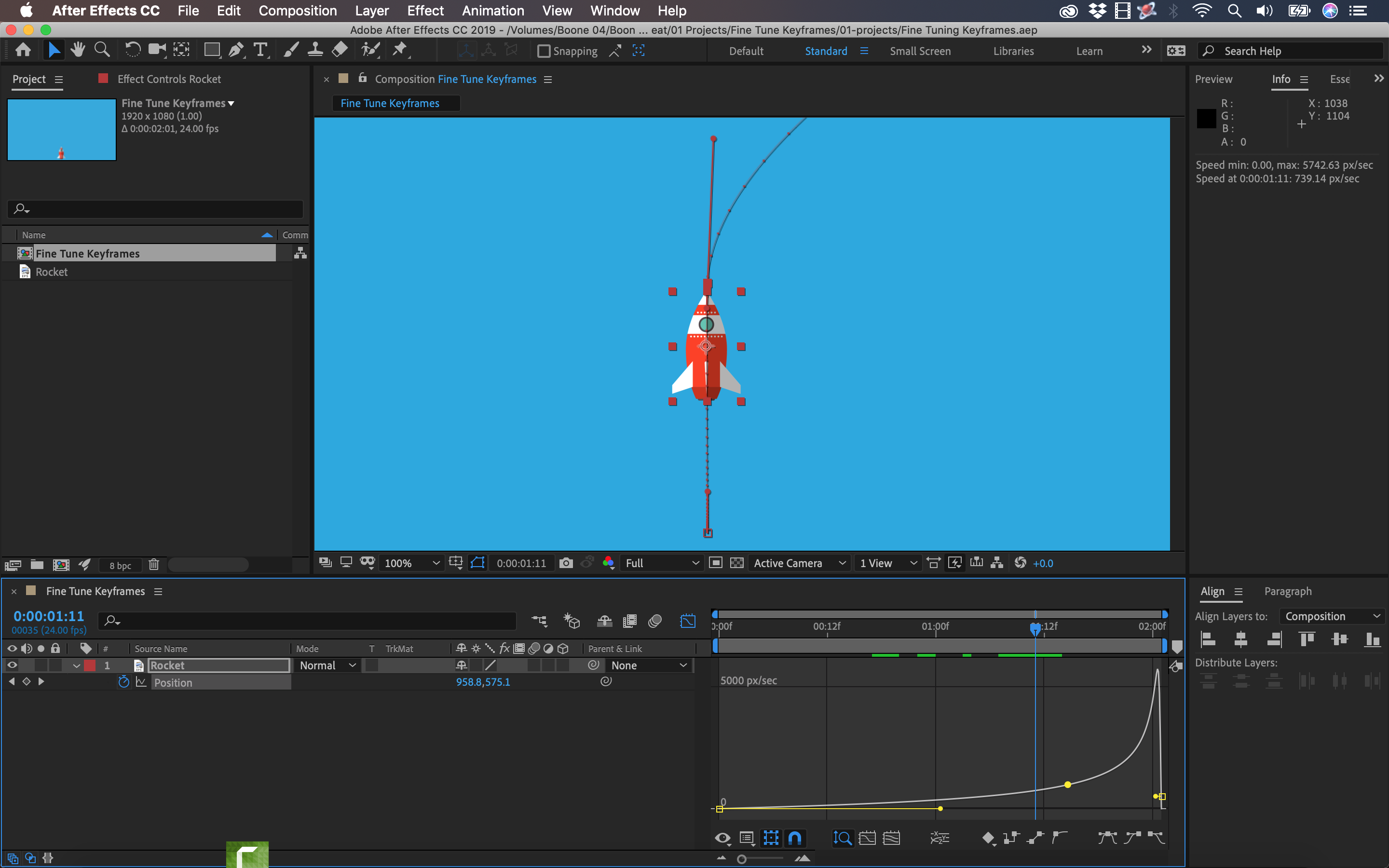 Video Tutorial: How to Fine-Tune Keyframes in Adobe After Effects — Move Motion Paths