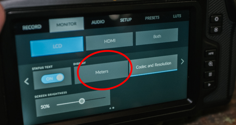 New Filmmaker Tips For Using The Blackmagic Pocket Cinema Camera 4K — Monitor Menu