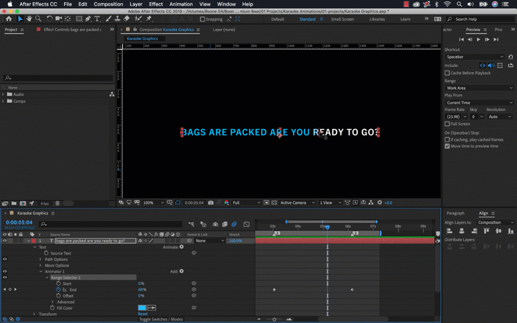 Video Tutorial: How to Create Karaoke Graphics in After Effects — Animate