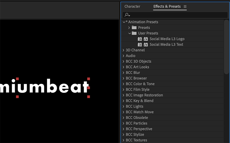 Video Tutorial: Harness the Power of Presets in Adobe After Effects — Save New Presets
