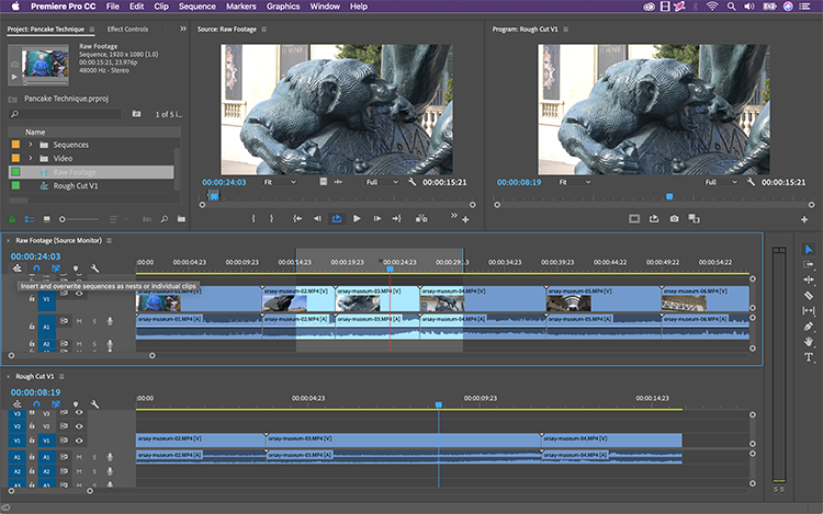 How to Properly Pancake Timelines in Adobe Premiere Pro — Timeline to Timeline
