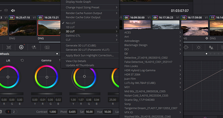 Post-Production Tips: Using a LUT at the Beginning of a Node Tree — Add LUT