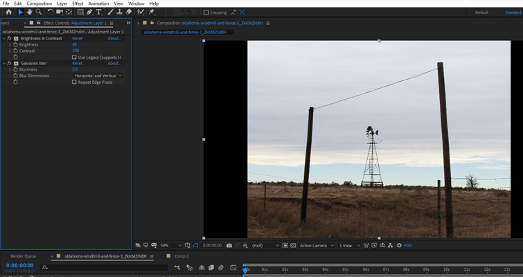How to Create a Mid-'90s DV Camcorder Look in After Effects — Gaussian Blur