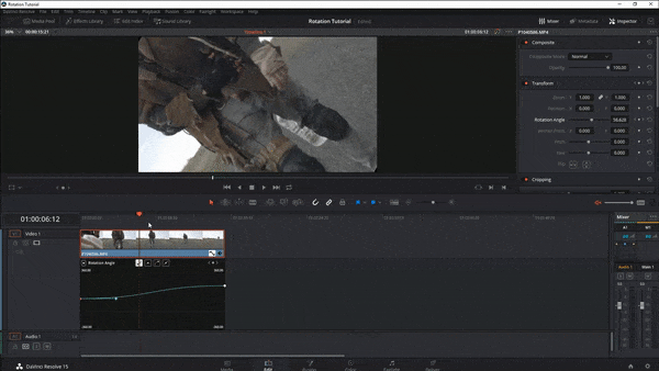 How To Rotate Your Footage 180 Degrees Without A Multi-Axis Rig — Zooming In