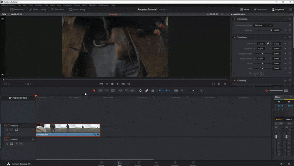 How To Rotate Your Footage 180 Degrees Without A Multi-Axis Rig — Keyframe and Rotate