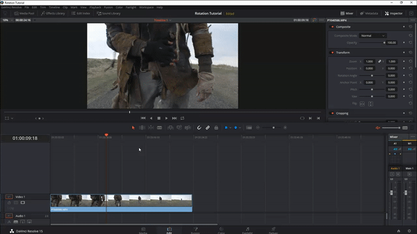 How To Rotate Your Footage 180 Degrees Without A Multi-Axis Rig — Rotation