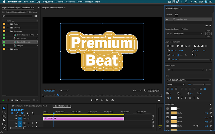 6 New Features in Premiere Pro's Essential Graphics Panel - Multiple Strokes
