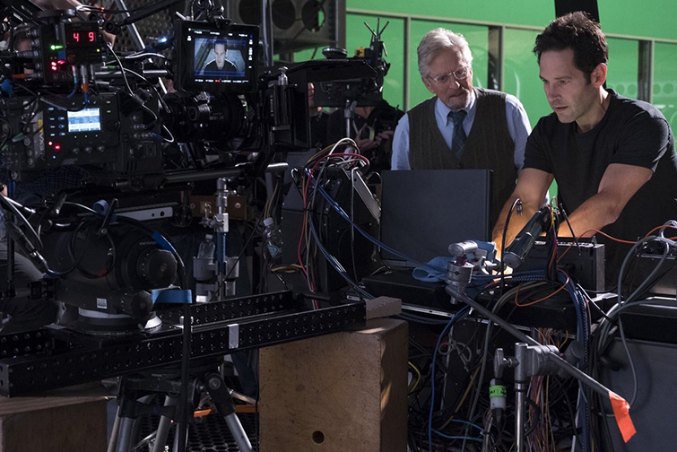 The Cameras and Lenses Behind the Marvel Cinematic Universe — Phase Three - Michael Douglas and Paul Rudd