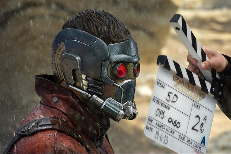 The Cameras and Lenses Behind the Marvel Cinematic Universe (Phase Two) - Chris Pratt as Star-Lord