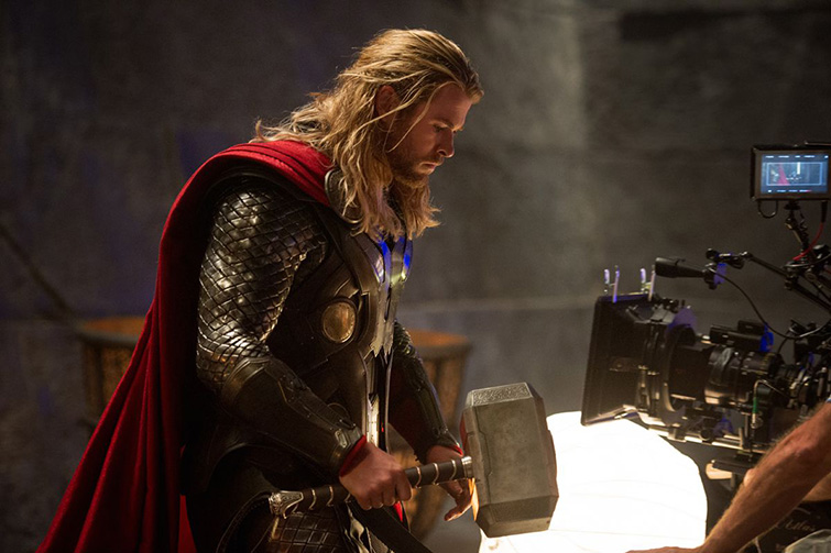 The Cameras and Lenses Behind the Marvel Cinematic Universe (Phase Two) - Chris Hemsworth as Thor