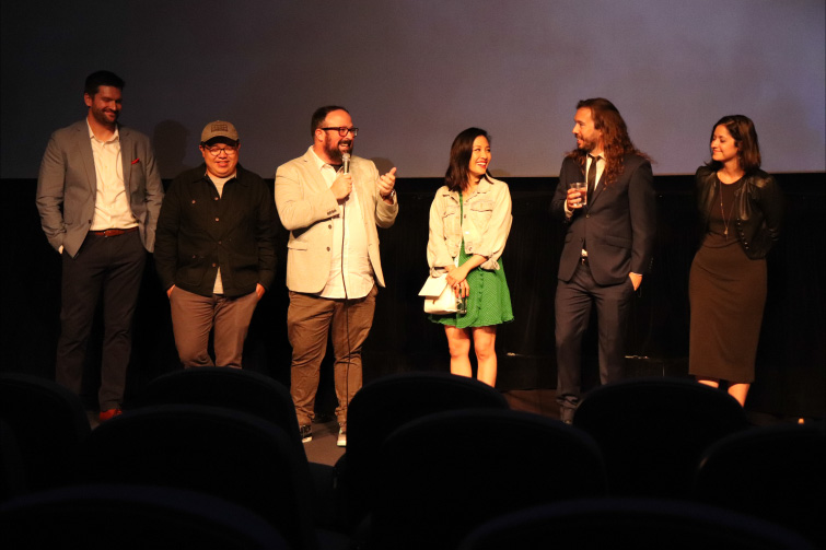 Interview: Director Ernie Gilbert on His Sci-Fi Short Film Nine Minutes - Director Ernie Gilbert Speaking at Nine Minutes Premiere
