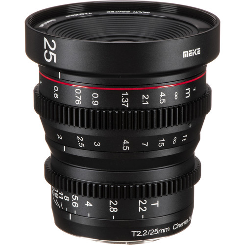 5 Bang-for-Your-Buck Cinema Lenses for Beginners — Meike T2.2 Manual Focus Cinema 25mm Lens