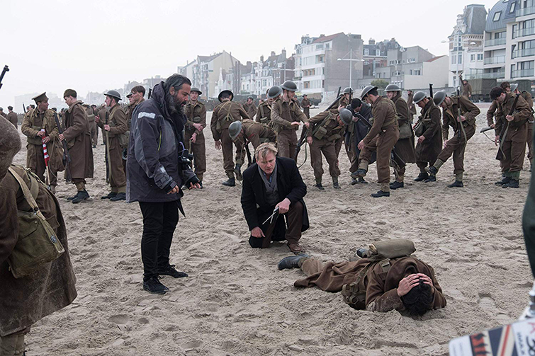 Christopher Nolan on Dunkirk Set