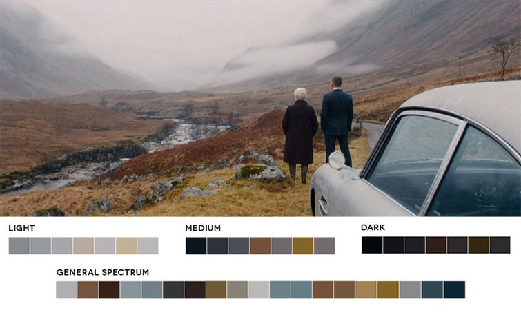 Color Schemes in "Skyfall" Color Schemes in "Skyfall"