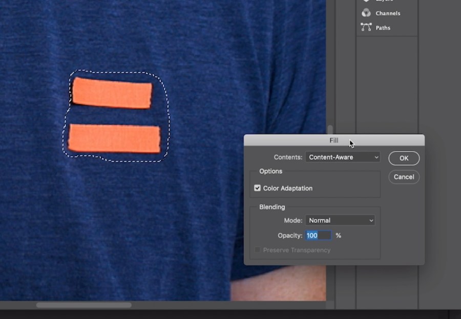 Remove logos from footage: Use Photoshop Content-Aware Remove logos from footage: Use Photoshop Content-Aware