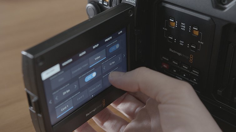 Blackmagic's Variable Frame Rates Blackmagic's Variable Frame Rates