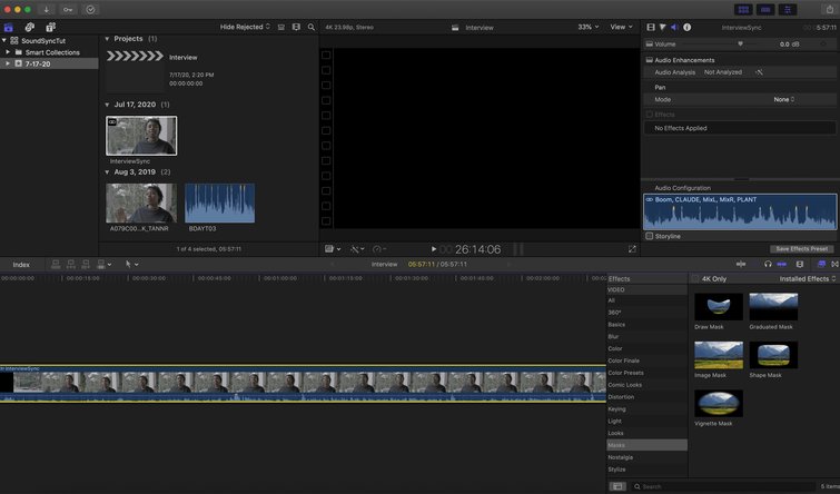 Final Cut Pro X: Drag Clip into Timeline Final Cut Pro X: Drag Clip into Timeline