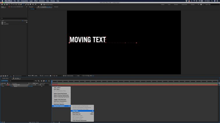 Adobe After Effects: Easy Ease Adobe After Effects: Easy Ease