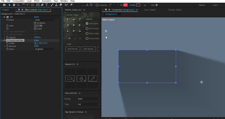 Newton 3: Add a CC Radial Fast Blur