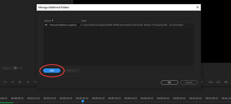 Manage Additional Folders Manage Additional Folders