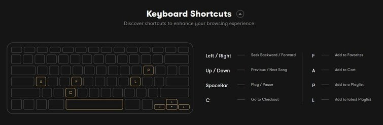 New PremiumBeat Monthly Music Subscription: Keyboard Shortcuts
