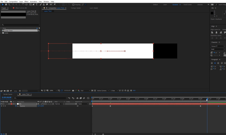 Lower Thirds Template: Animate Background Layer