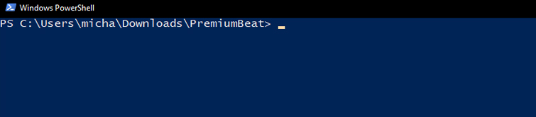 Create a Video Time-lapse from an Image Sequence in Premiere Pro - Batch Rename PC Powershell Window