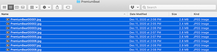 Create a Video Time-lapse from an Image Sequence in Premiere Pro - Rename