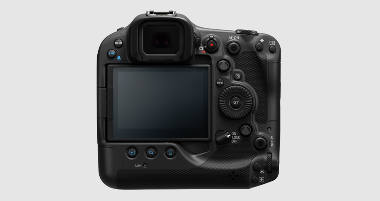 EOS R3 Rear View